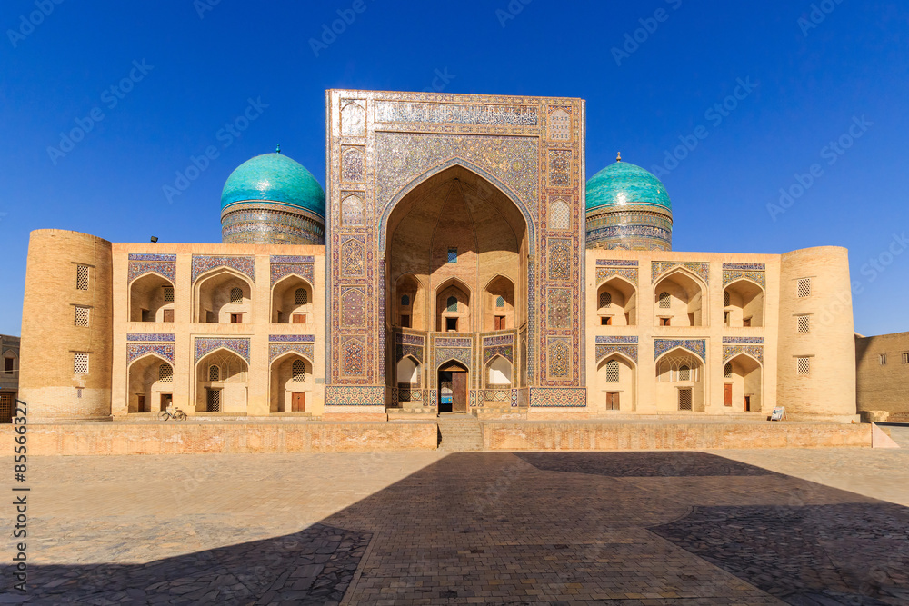 Miri-Arab Madrasah, Poi Kalyan complex in Bukhara, Uzbekistan.