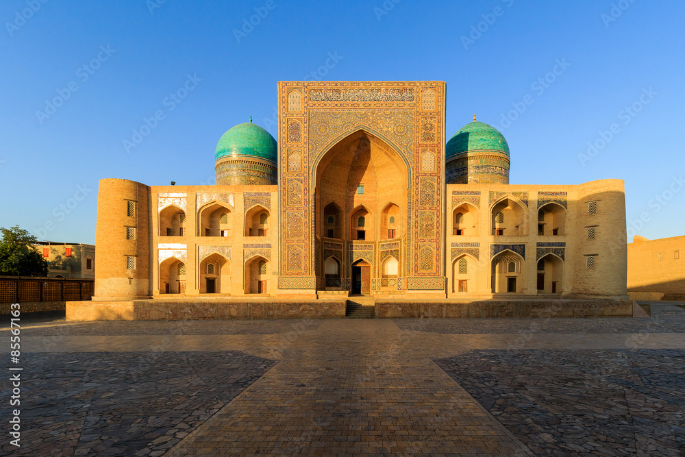 Miri-Arab Madrasah, Poi Kalyan complex in Bukhara, Uzbekistan.