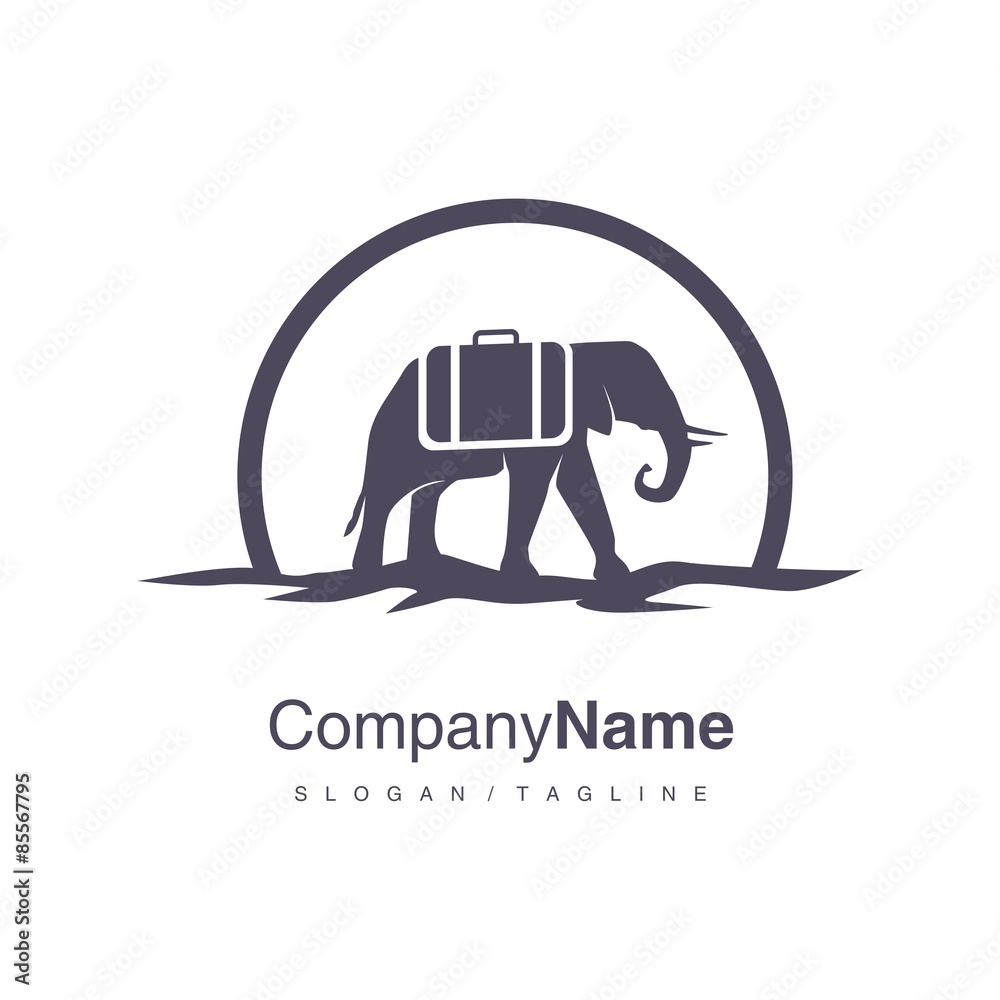 Obraz premium Vacation Travel logo icon vector