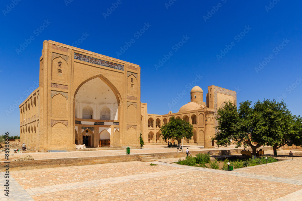 The Ancient Muslim Architecture memorial complex, necropolis Chor-Bakr in Bukhara, Uzbekistan. UNESCO world Heritage