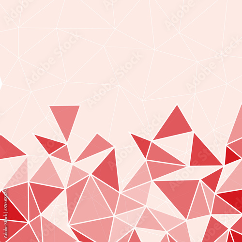 red geometric abstract baclground