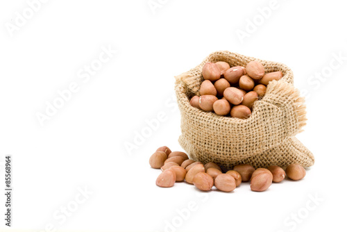 No shell dry peanut in sack
