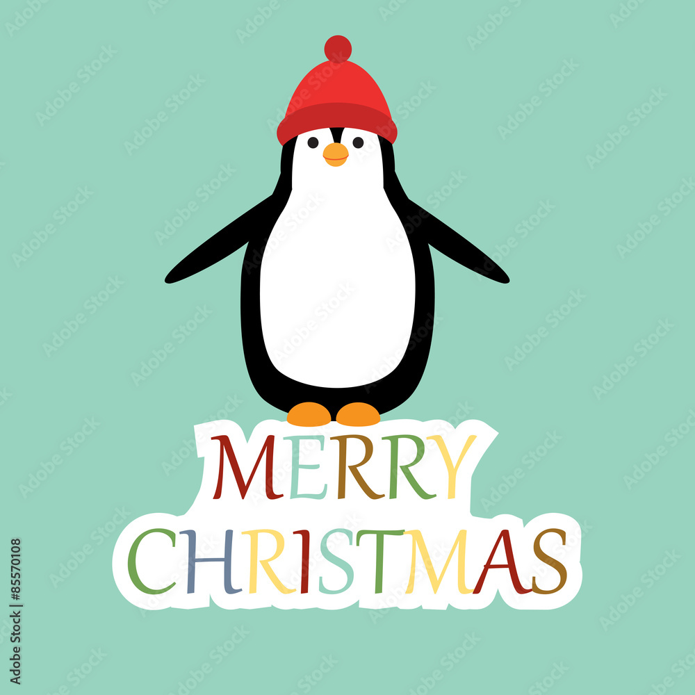 Obraz premium Christmas card