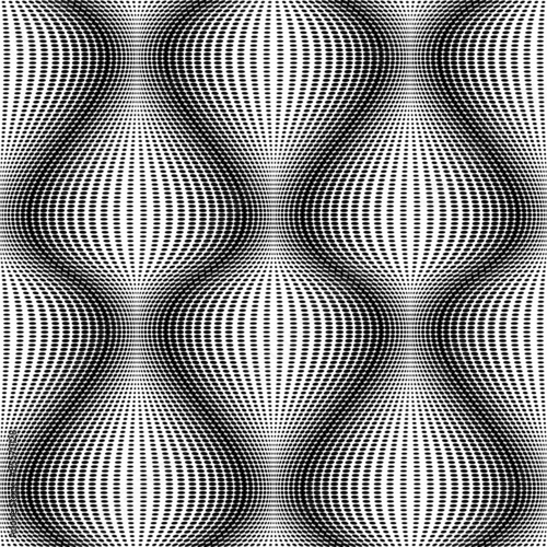 Design seamless monochrome dots pattern
