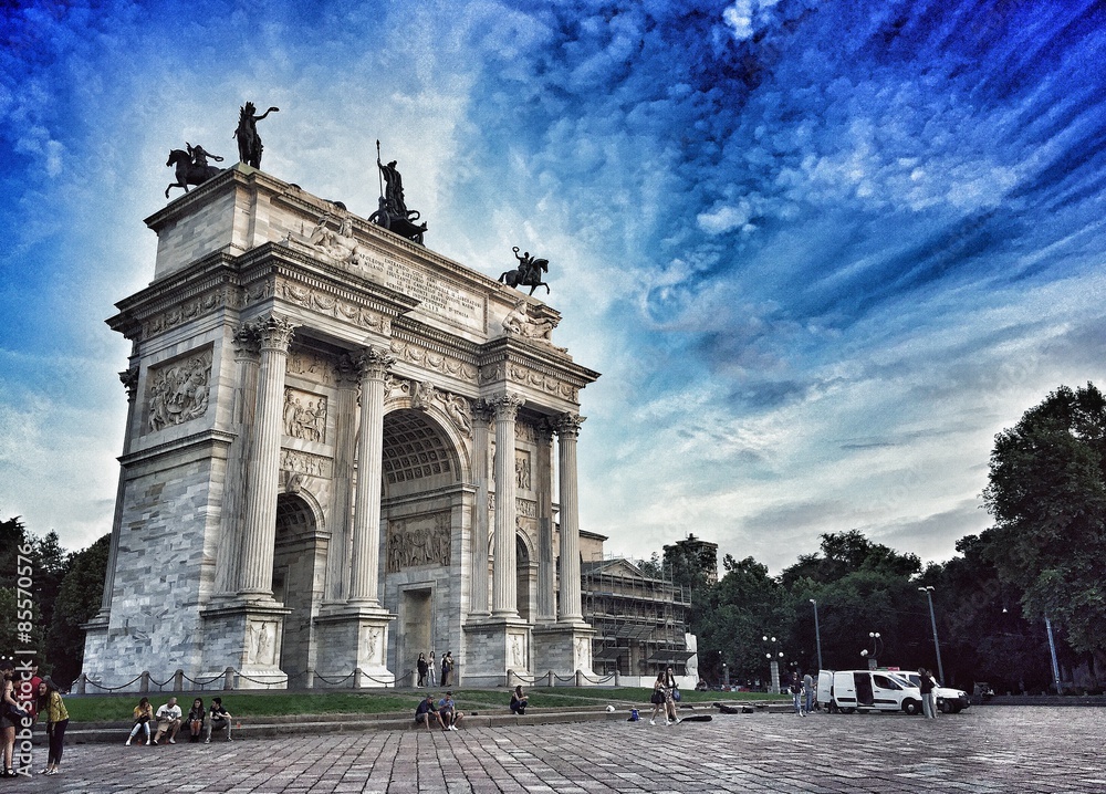 Milano, arco della pace