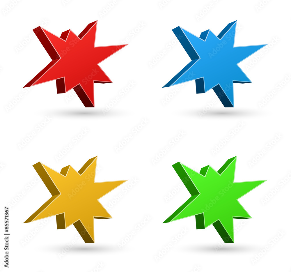 splash starburst icon 3d splash starburst icon 3d