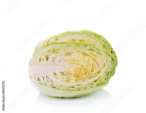 Fresh cabbage on white background © dasuwan