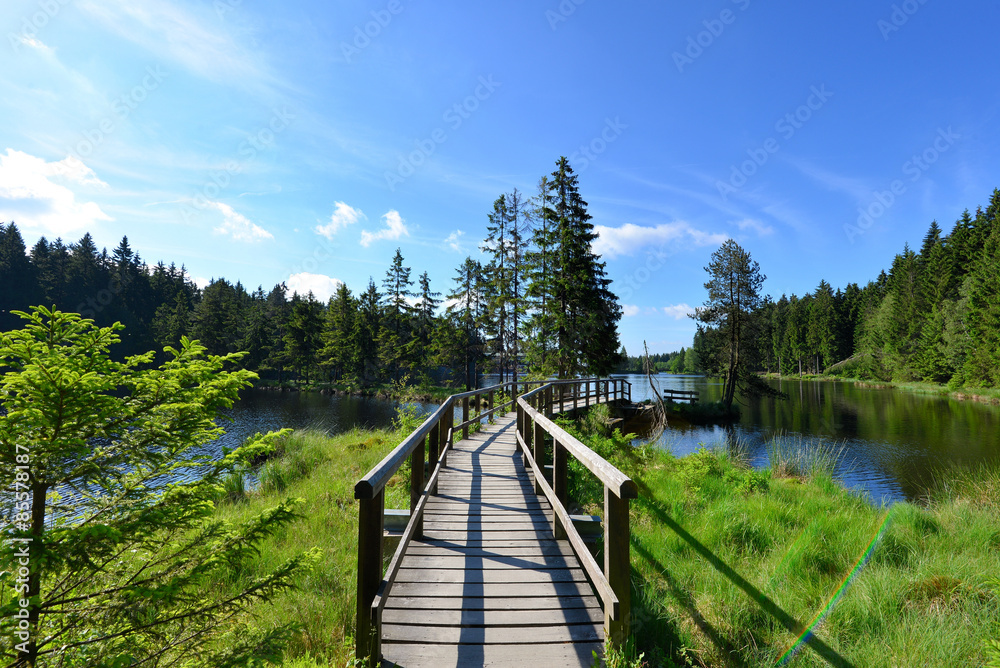 Obraz premium Fichtelsee See Bayern