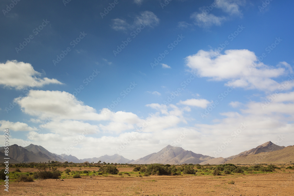 Naklejka premium mountain landscape morocco
