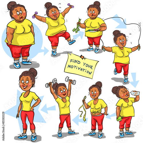 Woman achieving her Weight-Loss goal.