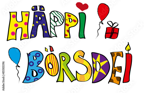 Kinderzeichnung Geburtstag