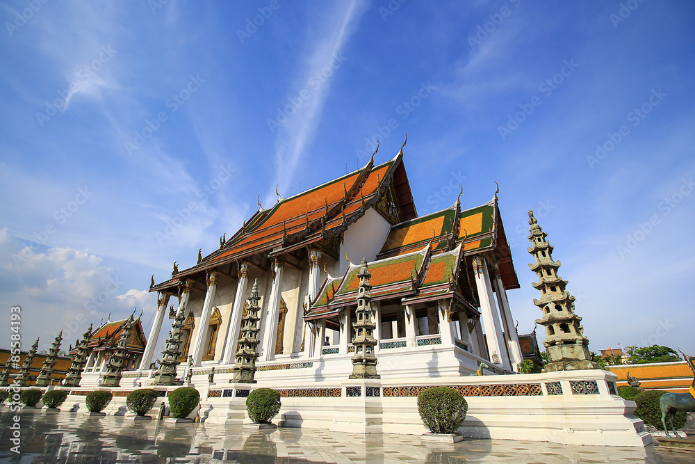 The temple in Thailand