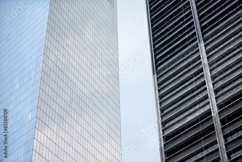 manhattan iron and glass skycraper detail