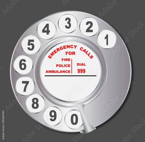 Old Style Telephone Dial