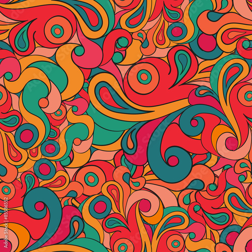 Abstract curly background with circles. Colorful pattern can be used for wallpaper, pattern fills, web page background, surface textures