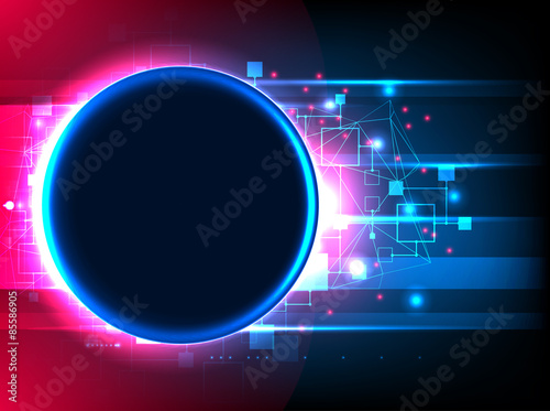 Abstract background, technology theme of social media.