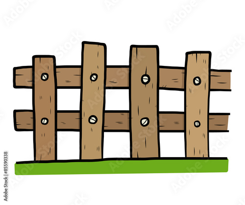 wooden fence