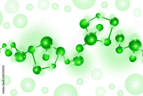 Group of Molecule DNA Cell Vector set