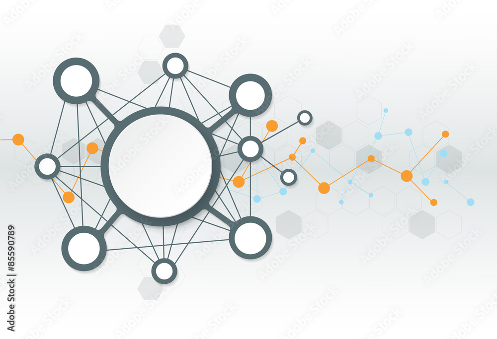 Abstract futuristic - Molecules technology background. Illustration Vector design digital technology concept. Blank space for your design Abstract futuristic - Molecules technology background. Illustration Vector design digital technology concept. Blank space for your design