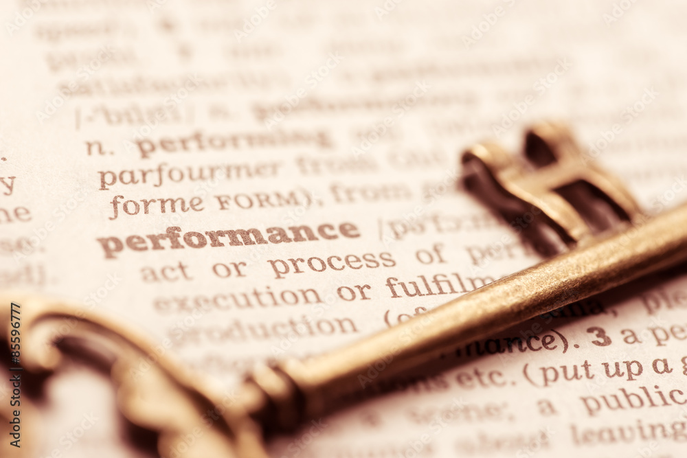 Business success key concept performance Business success key concept performance