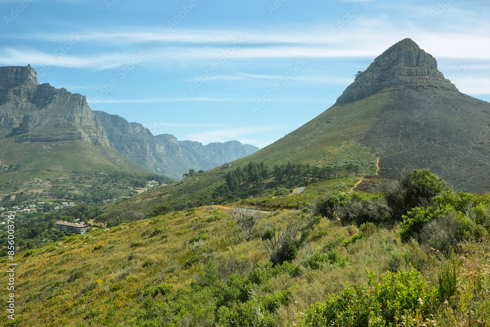 Lions head and twelve apostles from signal hill
