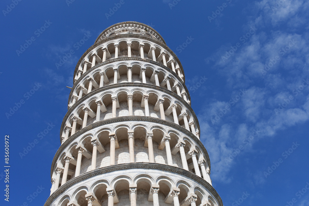Tower in Pisa, Italy.