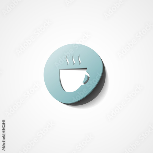 Coffee cup web icon