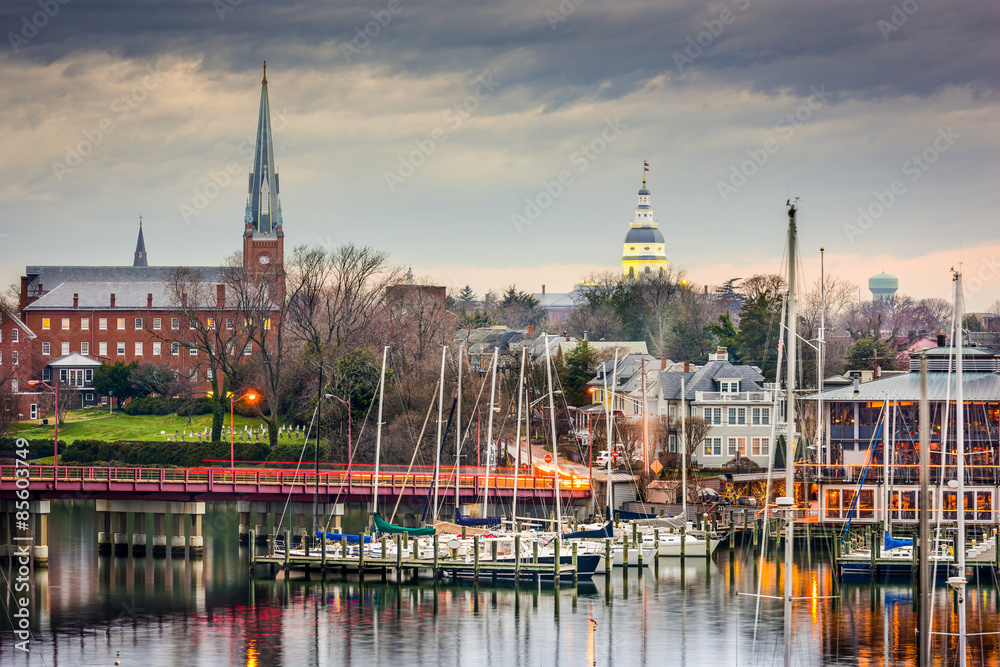 Annapolis, Maryland, USA Skyline