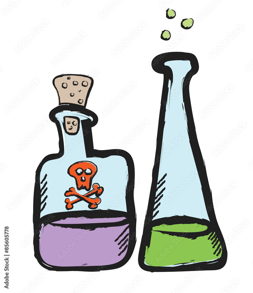 doodle bottles of poison doodle bottles of poison