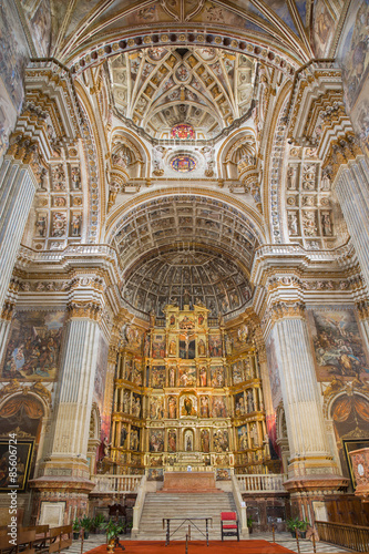Granada - sanctuary of church Monasterio de San Jeronimo.