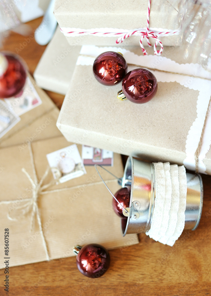 red christmas toy and letters for Santa red christmas toy and letters for Santa