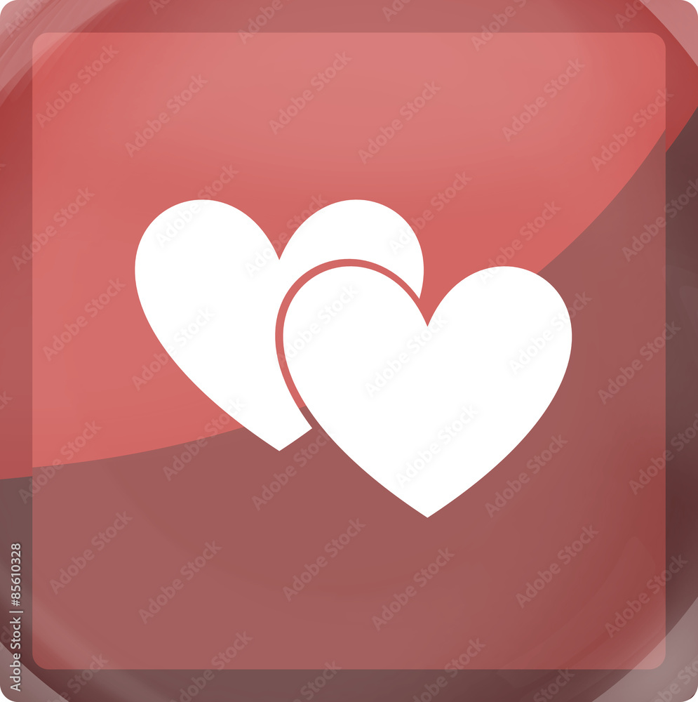 hearts app button icon