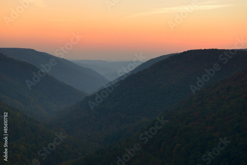 West Virginia Mountains in Autumn