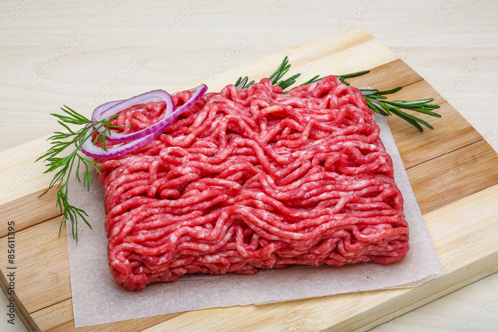 Raw beef minced meat Raw beef minced meat