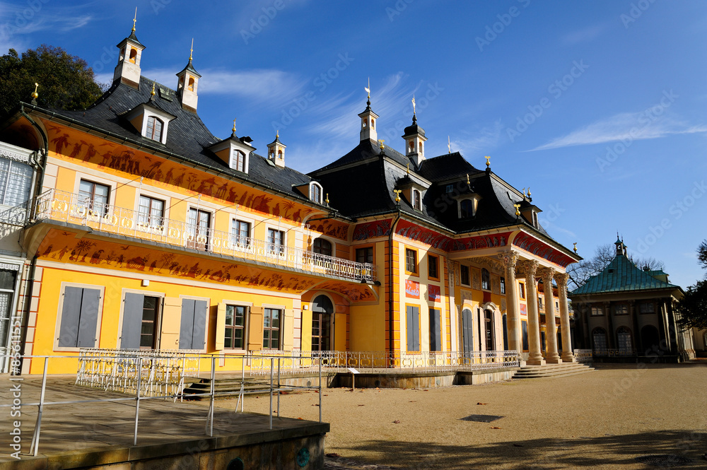 Fototapeta premium Bergpalais, Schloss Pillnitz