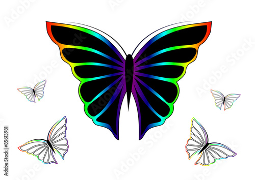 farfalle arcobaleno