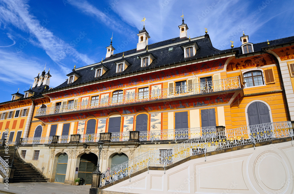 Fototapeta premium Wasserpalais, Schloss Pillnitz