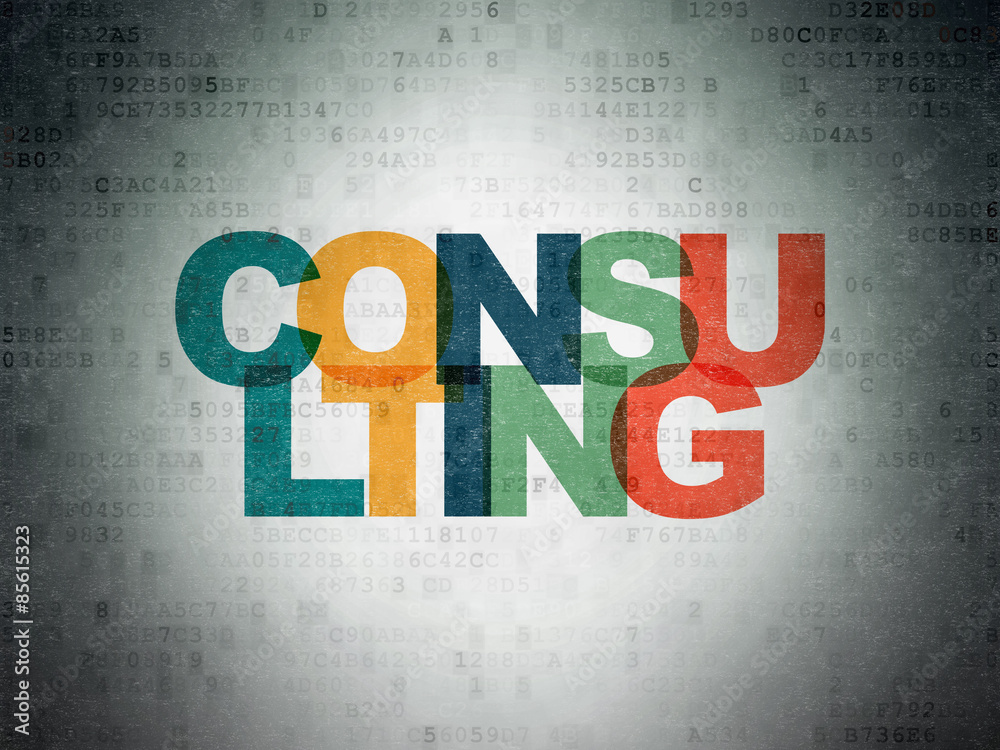 Business concept: Consulting on Digital Paper background Business concept: Consulting on Digital Paper background