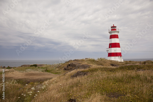 Western lighthouse on Briers Island Nova Scotia