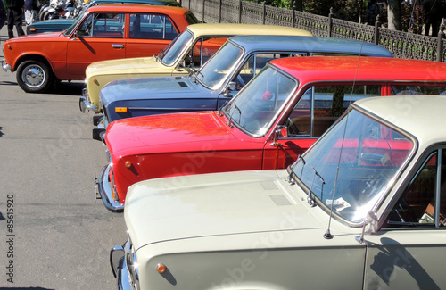 Retro cars of USSR Lada