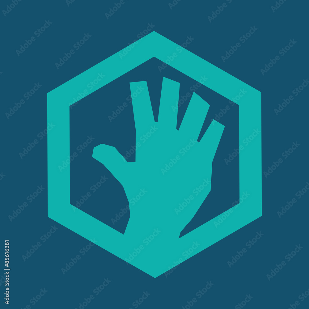 Fototapeta premium Hand sign design 