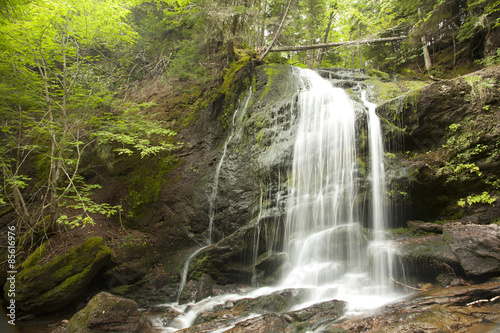 Fototapeta Naklejka Na Ścianę i Meble -  peaceful forest waterfall