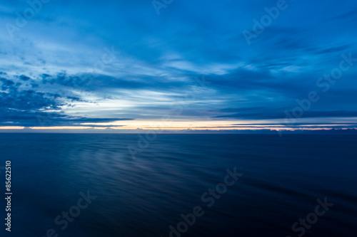 Sunset over Alaskan Waters © zachdalin