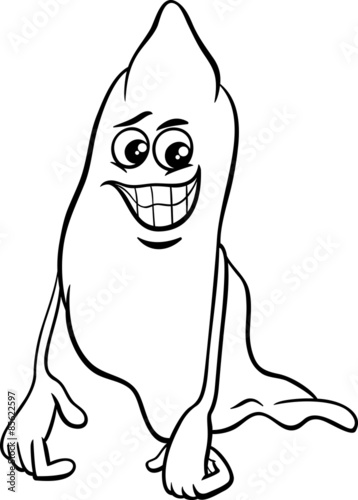 ghost cartoon coloring page