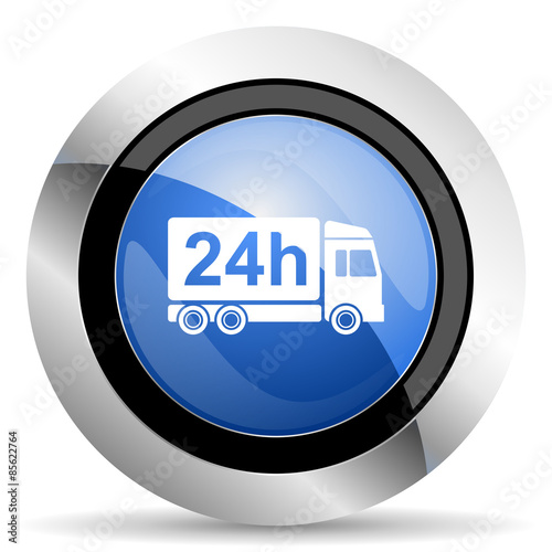 delivery icon 24h shipping sign