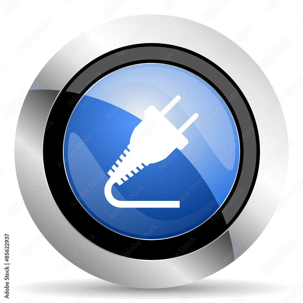 plug icon electricity sign plug icon electricity sign