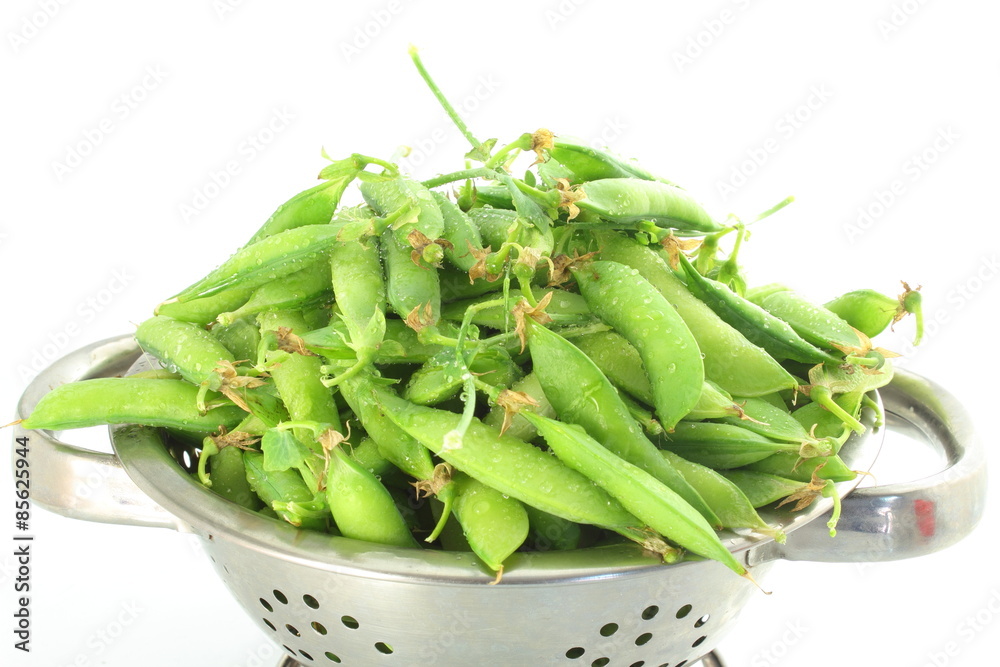 fresh green peas vegetable in white background fresh green peas vegetable in white background