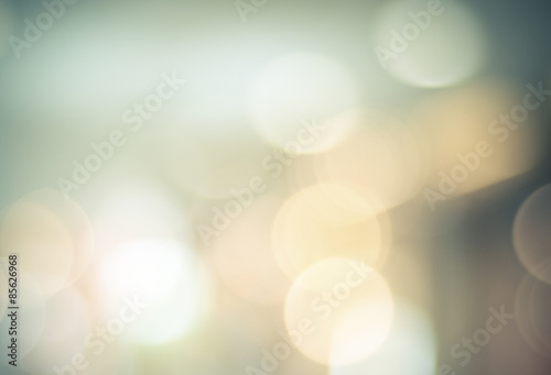 Abstract bokeh  Festive  vintage background with defocused lights  template