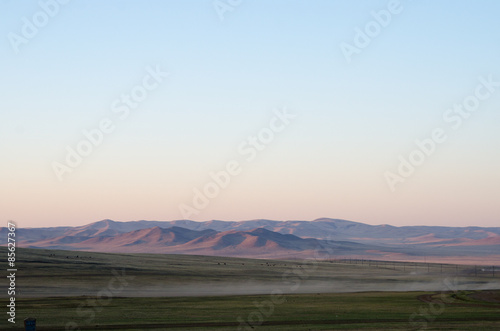 モンゴル、草の海