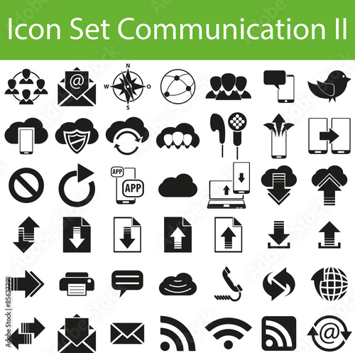 Icon Set Communication II
